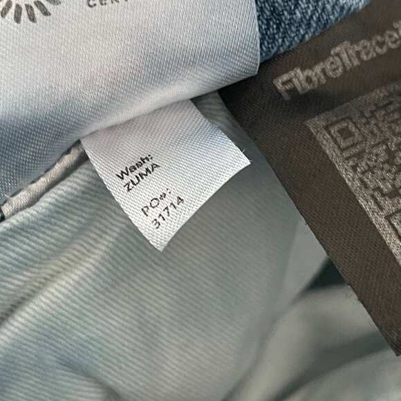 Reformation Cowboy Pointed Pocket High Rise Straight Jeans, Size 31 - Picture 5 of 5